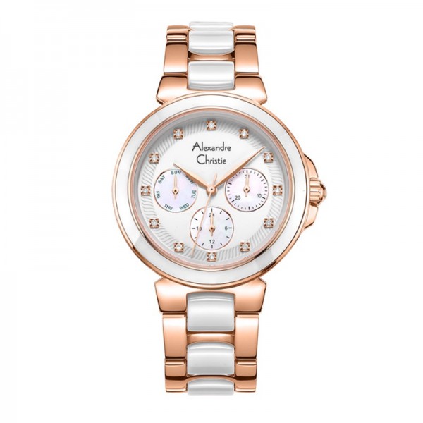 Alexandre Christie AC 2B02 Rosegold White BFBRGSL